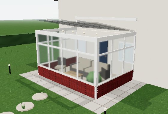 Lean-to Conservatory
